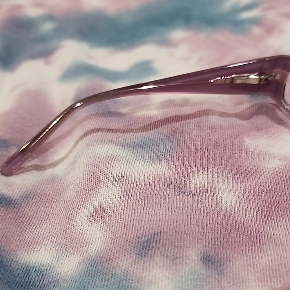 #MYHASHTAG# - Classy Black and Purple with Pink Rhinestones Girls eyeglass frame